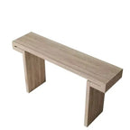 Console de Ferme Rustique 60 po, Table d'Entrée Étroite Effet Bois Vieilli pour Salon, Couloir