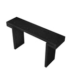 Console de Ferme Rustique 60 po, Table d'Entrée Étroite Effet Bois Vieilli pour Salon, Couloir