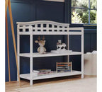 Ensemble de chambre de bébé 3 pièces, comprend un lit de bébé évolutif 4-en-1 et une table à langer