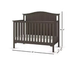 Ensemble de chambre de bébé 3 pièces, comprend un lit de bébé évolutif 4-en-1 et une table à langer