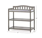 Ensemble de chambre de bébé 3 pièces, comprend un lit de bébé évolutif 4-en-1 et une table à langer