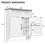 Meuble Haut de Salle de Bain avec Lumière à Détecteur, Armoire à Pharmacie Murale avec Étagères de Rangement et Porte-Serviettes pour Salle de Bain ou Buanderie, Blanc