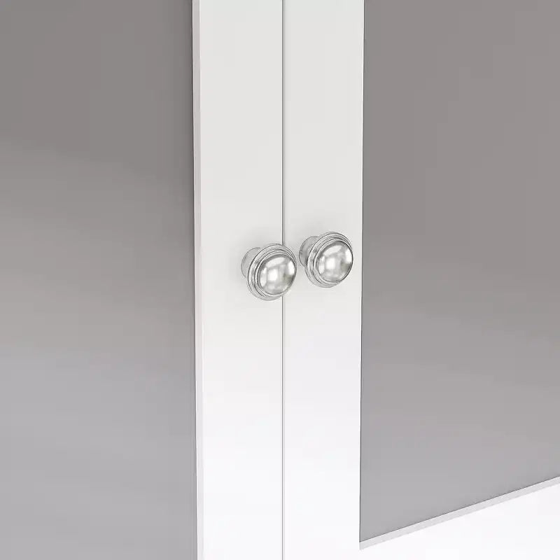 Meuble Haut de Salle de Bain avec Lumière à Détecteur, Armoire à Pharmacie Murale avec Étagères de Rangement et Porte-Serviettes pour Salle de Bain ou Buanderie, Blanc