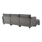 Canapé Cloud 3 places de style Mid-Century Modern avec coussins double épaisseur, canapé rembourré confortable pour salon, chambre