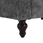 Canapé moderne en chenille de 175 cm, canapé 2 places avec coussin d'assise amovible pour salon, appartement, chambre à coucher