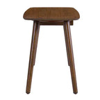 Bureau d'ordinateur en bois de 53 pouces, bureau moderne avec 1 tiroir, 4 pieds en bois, bureau d'écriture pour chambre, bureau, noyer