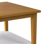 Table de salle à manger carrée contemporaine de 54 x 54 pouces