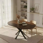 Table d'appoint moderne avec tiroir - Table de chevet pour chambre et salon, MDF aspect bois rustique et plateau en verre trempé, table d'appoint de style industriel