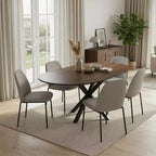 Table d'appoint moderne avec tiroir - Table de chevet pour chambre et salon, MDF aspect bois rustique et plateau en verre trempé, table d'appoint de style industriel