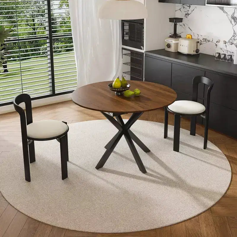 Table d'appoint moderne avec tiroir - Table de chevet pour chambre et salon, MDF aspect bois rustique et plateau en verre trempé, table d'appoint de style industriel