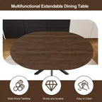 Table d'appoint moderne avec tiroir - Table de chevet pour chambre et salon, MDF aspect bois rustique et plateau en verre trempé, table d'appoint de style industriel