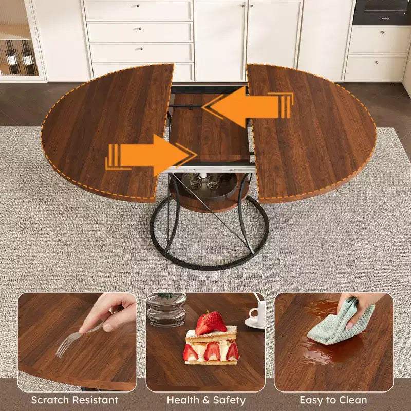 Table d'appoint moderne avec tiroir - Table de chevet pour chambre et salon, MDF aspect bois rustique et plateau en verre trempé, table d'appoint de style industriel