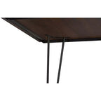 Table à manger industrielle rectangulaire 66 x 40 pouces