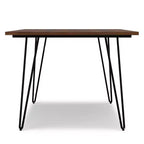 Table à manger industrielle rectangulaire 66 x 40 pouces
