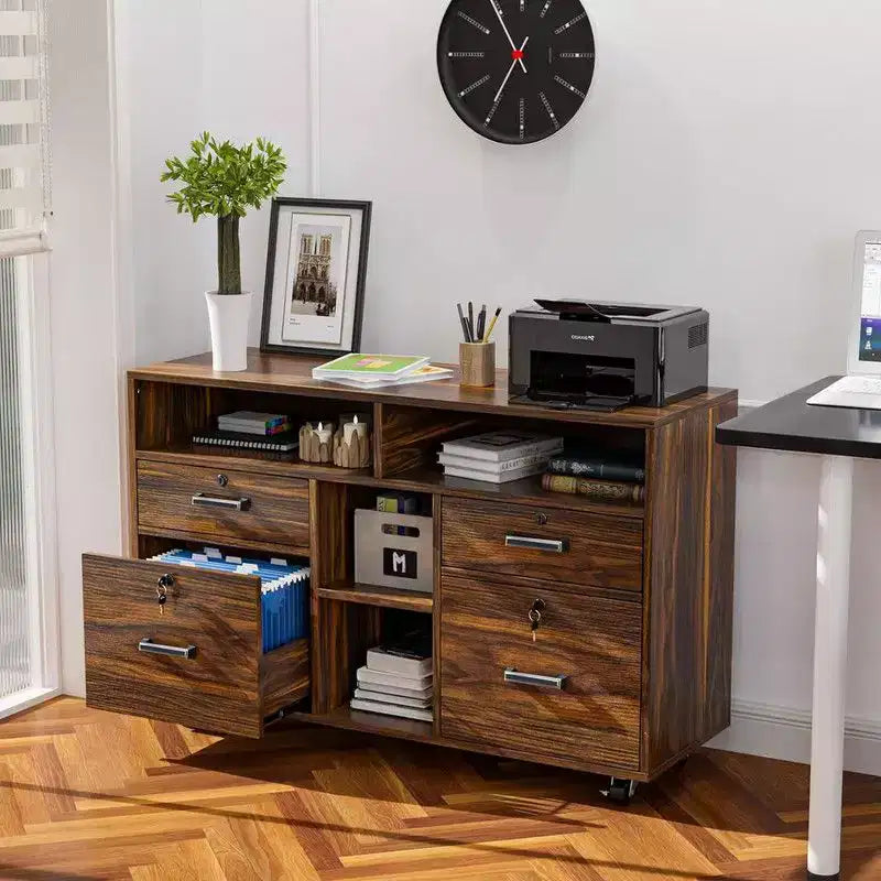 Karl Home40.95In. Wide 4 -Drawer Mobile File Cabinet