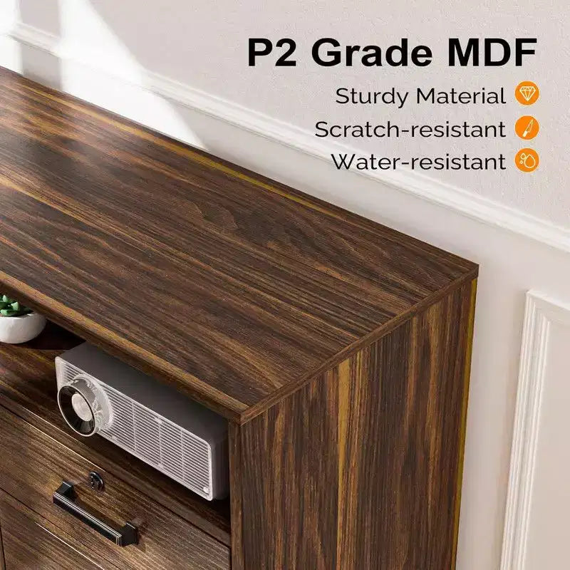 Meuble classeur mobile à 4 tiroirs de 103,9 cm de large