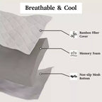 Surmatelas extra-ferme de 7,6 cm – Coussin en mousse haute densité anti-douleur avec housse amovible et inodore