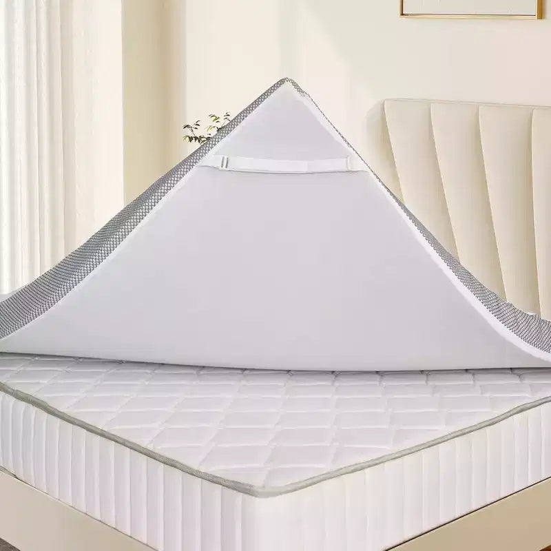 Surmatelas extra-ferme de 7,6 cm – Coussin en mousse haute densité anti-douleur avec housse amovible et inodore