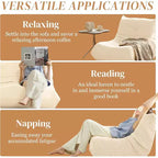 Canapé géant poire pour le sol, canapé paresseux en mousse à mémoire de forme pour adultes, grand pouf en simili cuir sans accoudoirs pour salon, chambre, dortoir, bureau