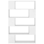 Bibliothèque/Meuble de rangement, blanc, bois d'ingénierie, 100x24x155 cm