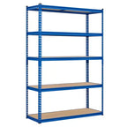 Étagère de garage, capacité de 1 134 kg, étagères de rangement réglables en acier, rayonnages de rangement robustes pour sous-sol, entrepôt, atelier