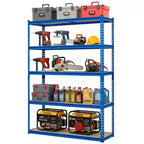 Étagère de garage, capacité de 1 134 kg, étagères de rangement réglables en acier, rayonnages de rangement robustes pour sous-sol, entrepôt, atelier