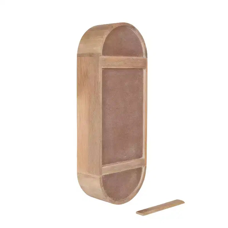 Étagère murale capsule Hutton Wood, Naturel, 13x33