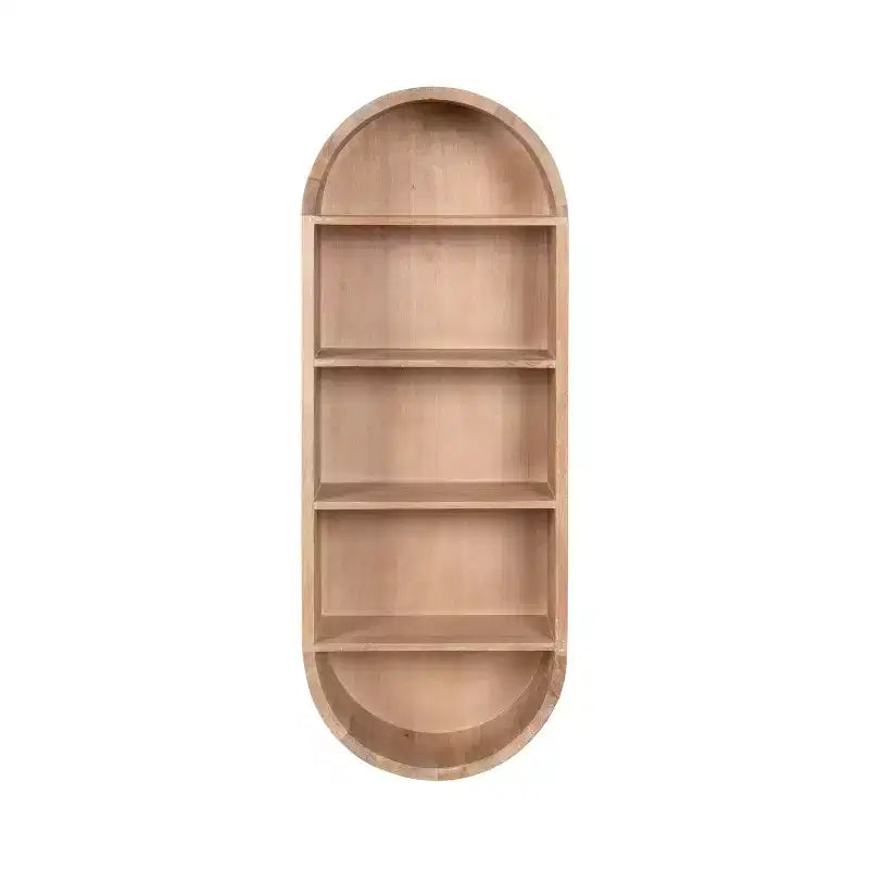 Étagère murale capsule Hutton Wood, Naturel, 13x33