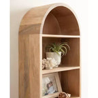 Étagère murale capsule Hutton Wood, Naturel, 13x33