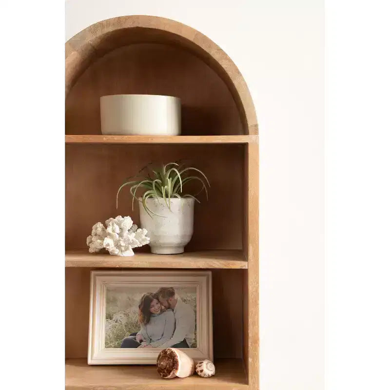 Étagère murale capsule Hutton Wood, Naturel, 13x33