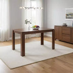 Ensemble table à manger et 6 tabourets, Table de cuisine moderne avec 6 tabourets en métal, Ensemble de salle à manger compact pour salle à manger, cuisine, appartement