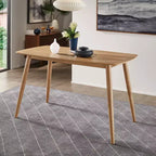 Ensemble de salle à manger Cortland en chêne naturel style mid-century de 160 cm de large, hauteur comptoir