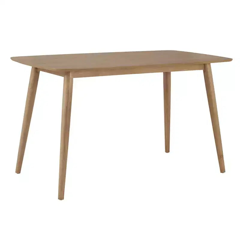 Ensemble de salle à manger Cortland en chêne naturel style mid-century de 160 cm de large, hauteur comptoir