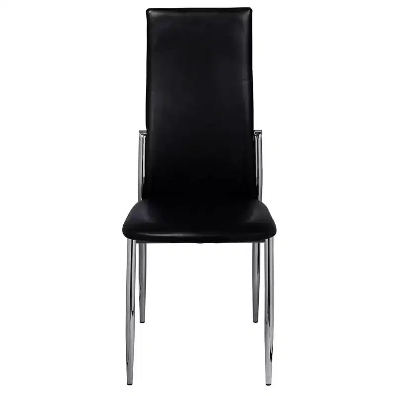 Chaises de salle à manger 2 pcs Similicuir noir
