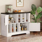 Grand meuble de rangement pour vinyles, peut contenir plus de 450 albums, meuble pour platine vinyle en bois de style ferme de 99 cm avec portes coulissantes, console multimédia pour platine vinyle pour le salon.