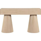 Console en placage de chêne naturel
