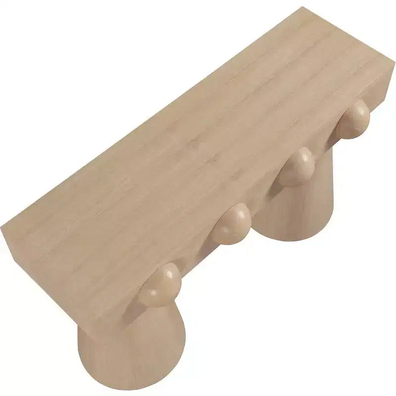 Console en placage de chêne naturel
